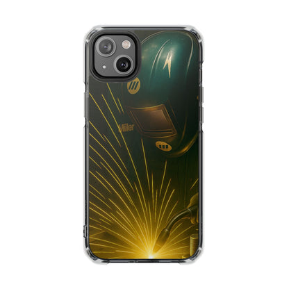 Miller Welder - Magnetic Clear Impact iPhone Cases