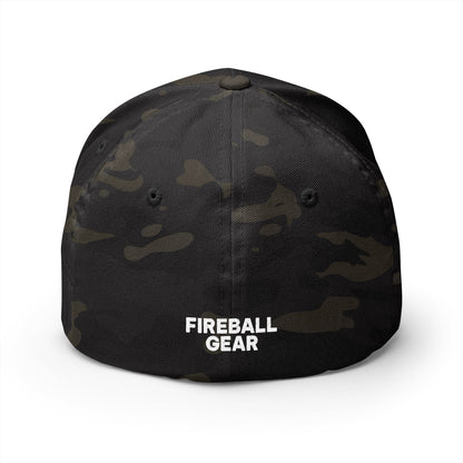 Fireball Fabrication - Brand Logo - No Text - Flexfit Cap